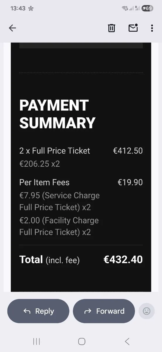 2 x Paul Simon seated tickets 3Arena May 2026 - Image 2