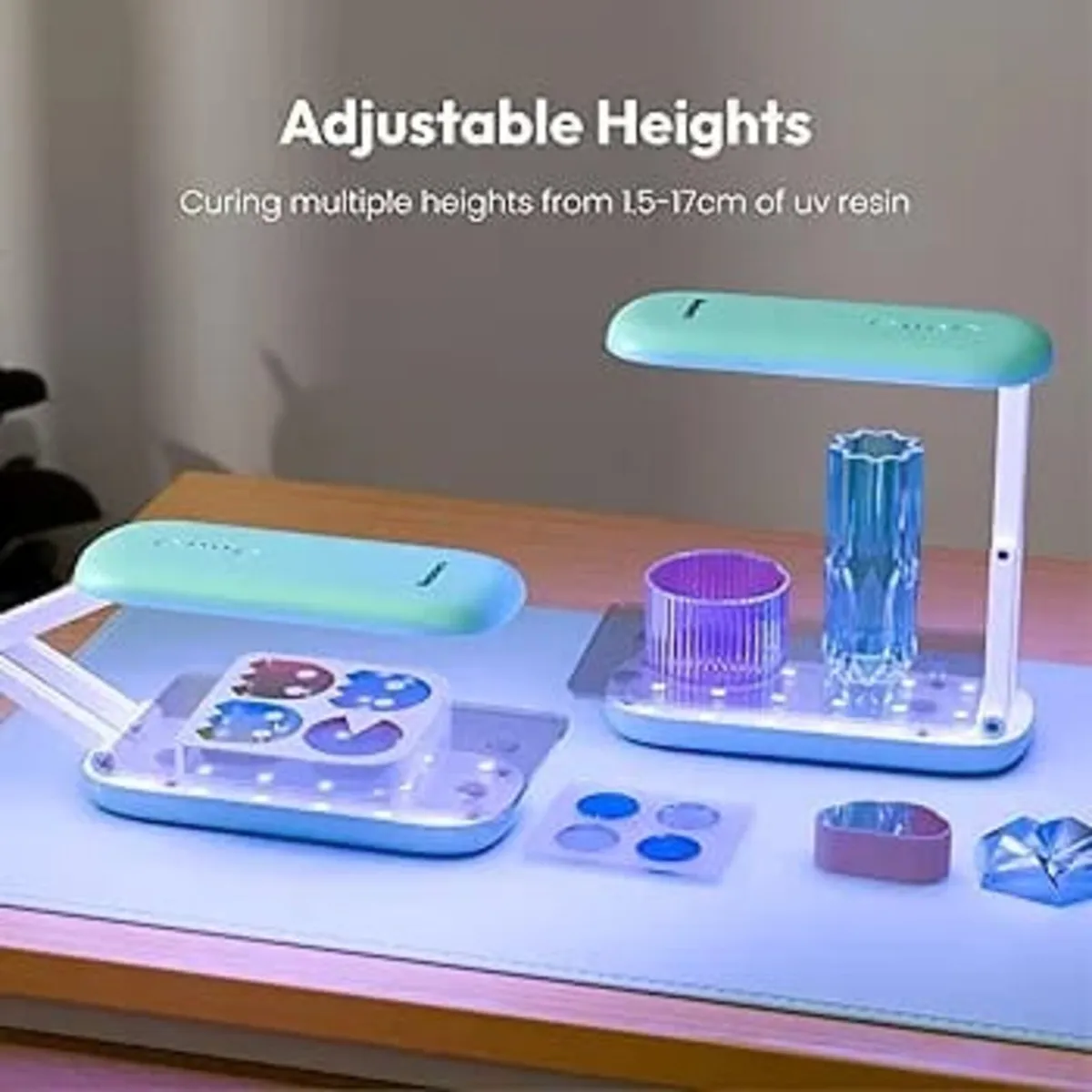 UV Light for Resin, Double-Sided UV Resin Light, F - Image 2