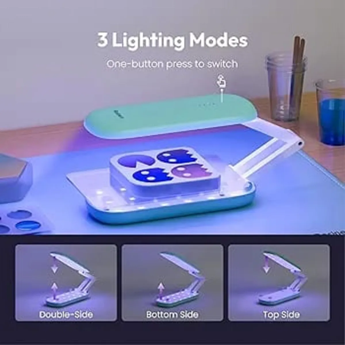 UV Light for Resin, Double-Sided UV Resin Light, F - Image 4
