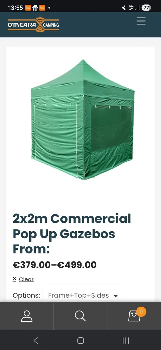 Gazebo & Sides & Weights - Image 1
