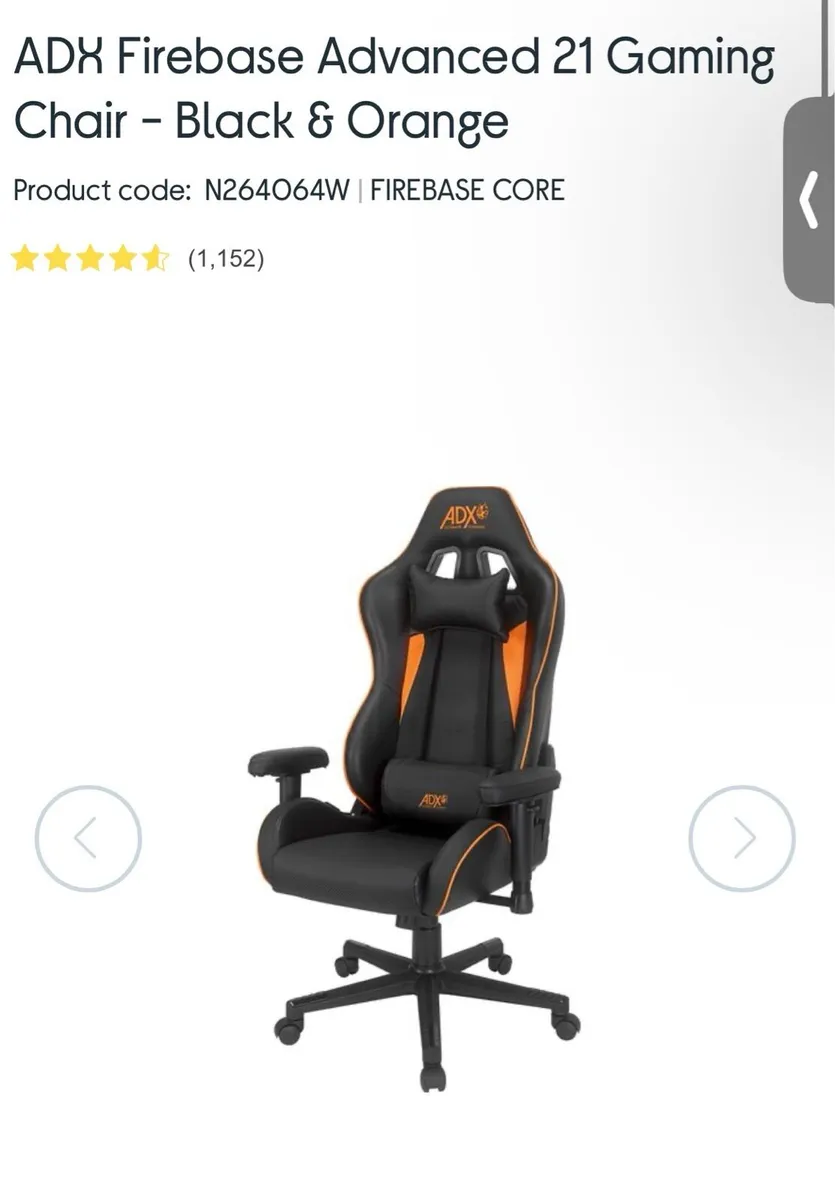 ADX firebase advanced 21 gaming chair