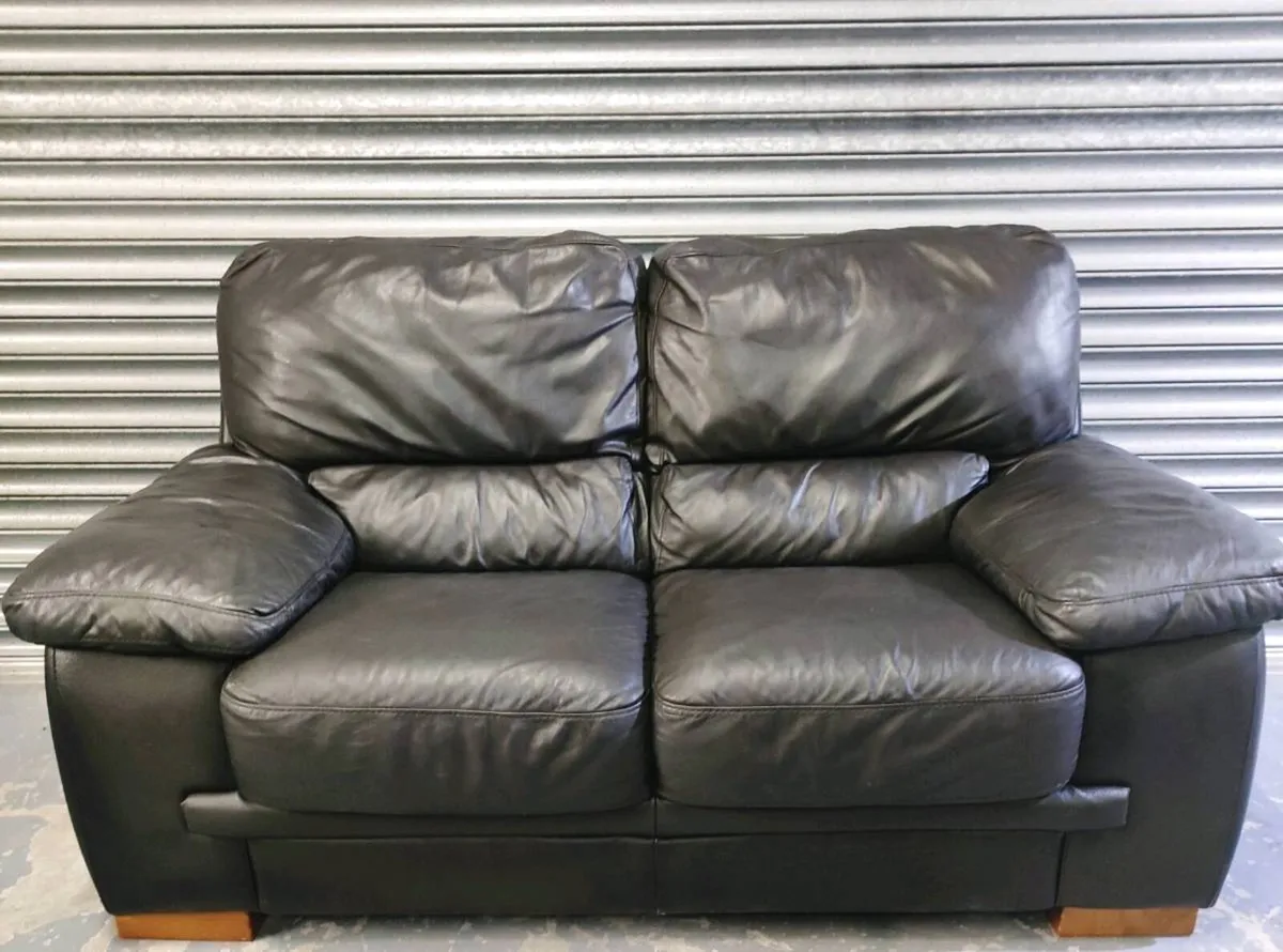 2+1 seater leather sofa couch set - Image 1