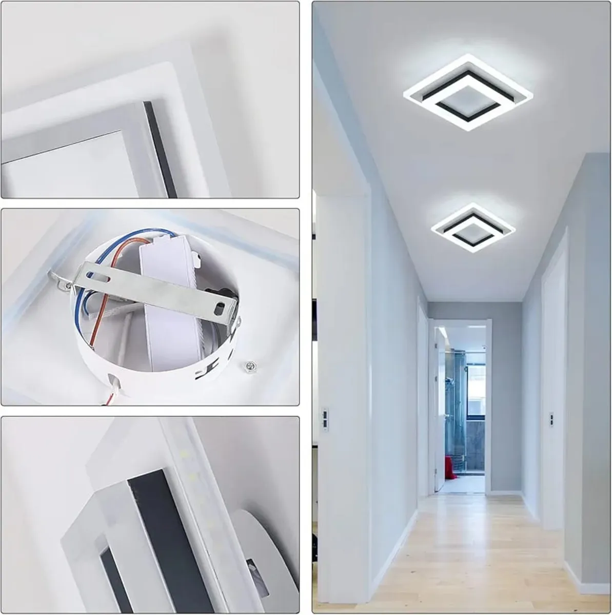 LED Ceiling Light, 24W Modern Ceiling Lamp, LED Ce - Image 4