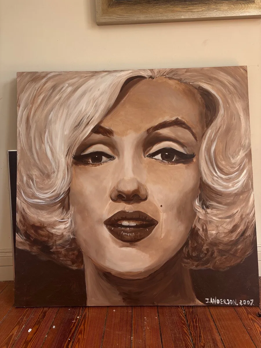 Marilyn Monroe painting