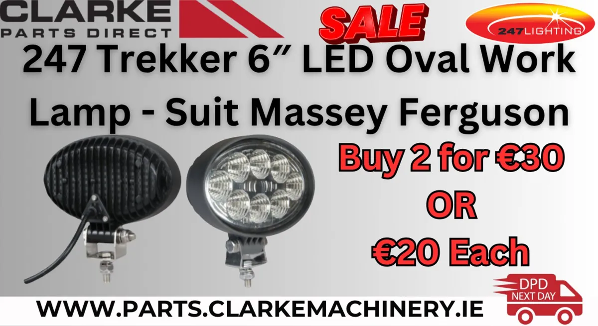 247 Trekker 6″ LED Oval Work Lamp ⭐Price Offer⭐