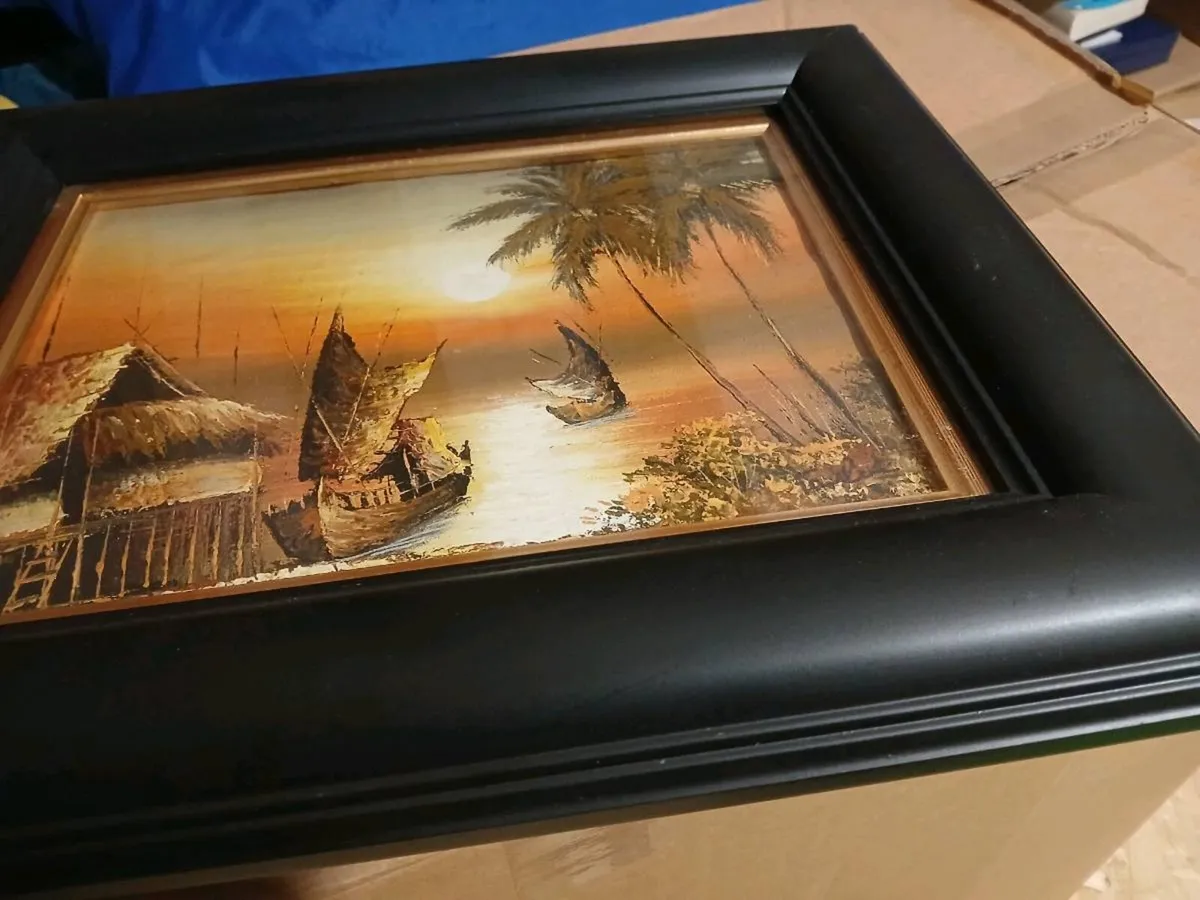Picture in custom made frame, was €500 total. - Image 3
