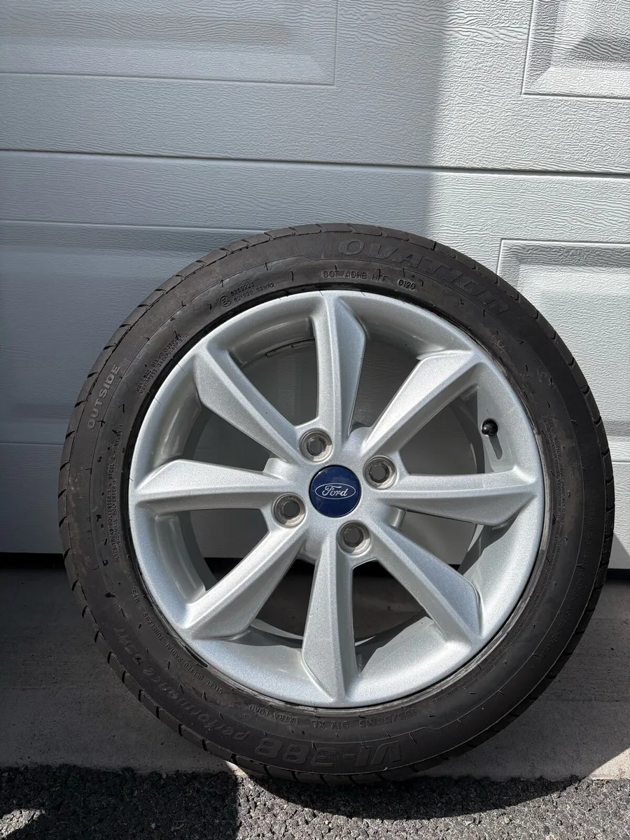 Four Genuine 2019 Ford Festa rims and tyres. - Image 3