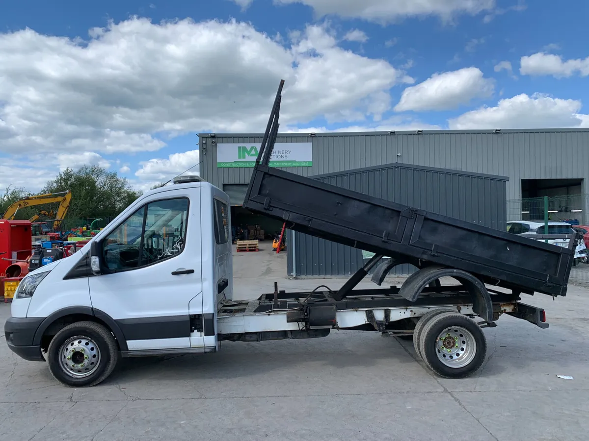 2016 FORD TRANSIT 3.5T TWIN WHEEL TIPPER FOR AUCT - Image 2