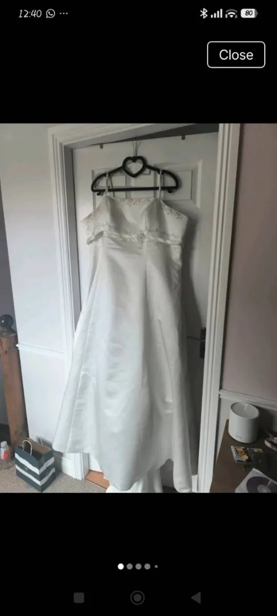 Ivory wedding dress - Image 1