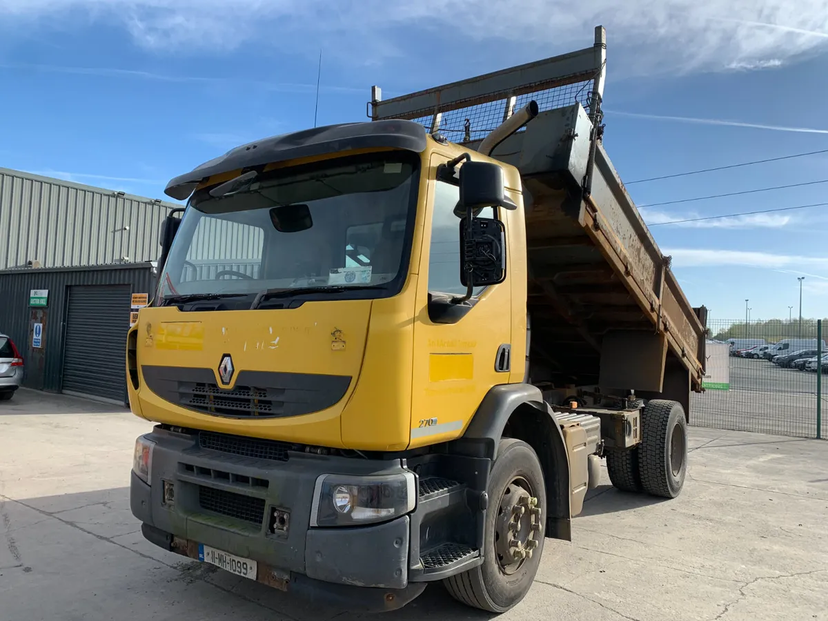 UNRESERVED 2011 RENAULT PREMIUM 18T TIPPER - Image 1