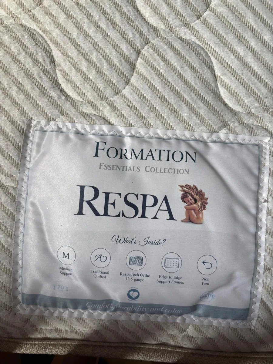 Single bed with Respa mattress - Image 3