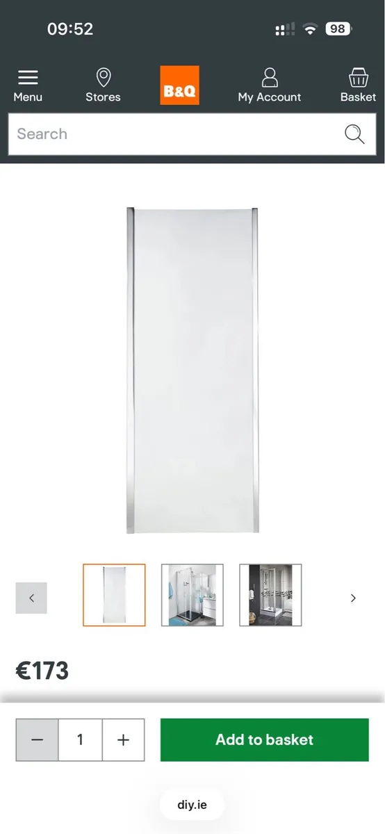 Shower glass panel - Image 2