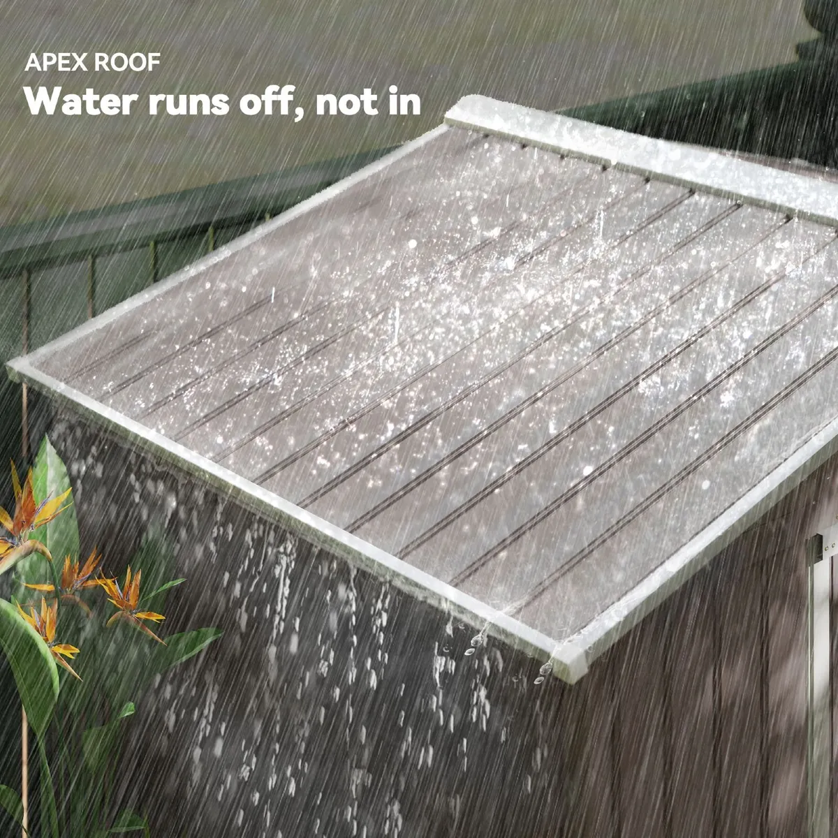 7ft x 4ft Metal Shed - Image 2