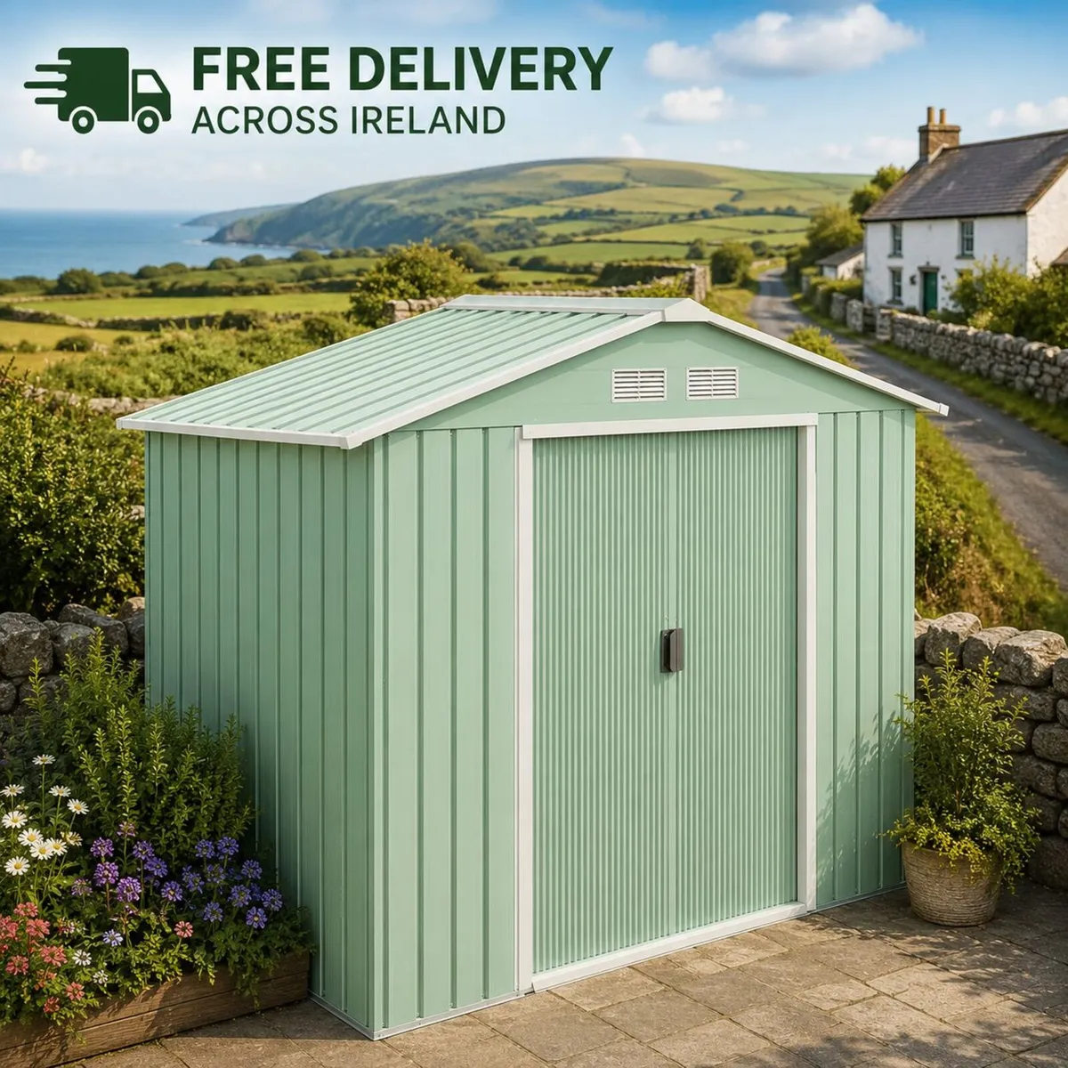 Metal Shed 7 x 4ft - Image 1