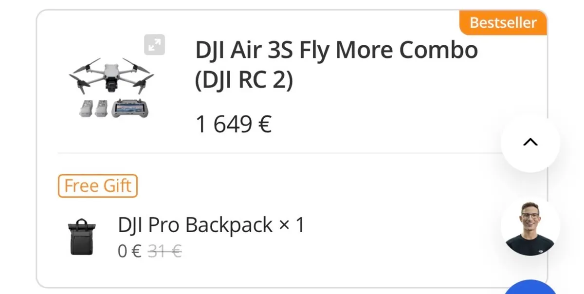 Dji air 3s fly more combo with rc2 remote - Image 2