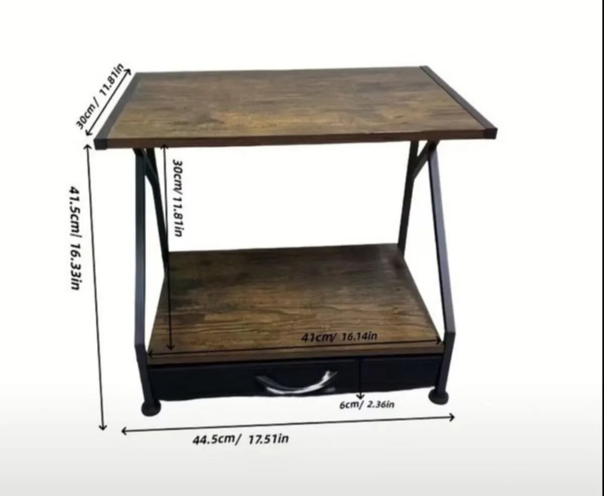 Printer computer shelf storage organizer - Image 3