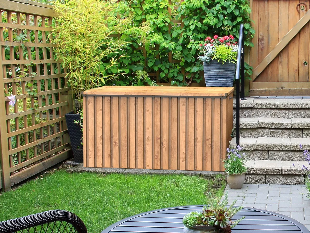 770 Litre Steel Patio Storage Box Free Delivery - Image 1