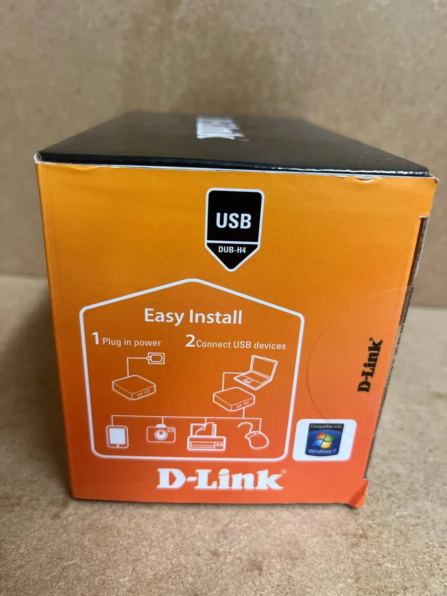 D-link 4-Port USB 2.0 Hub DUB-H4 - Image 2