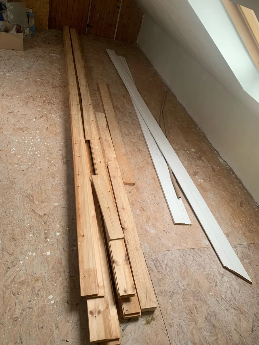 Tongue and groove and mdf door lining - Image 1