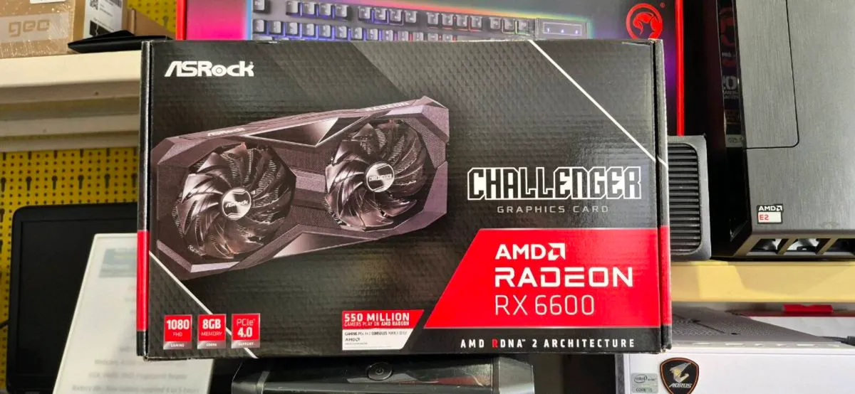 ASRock AMD Radeon RX 6600 D 8GB Graphic Card - Image 1