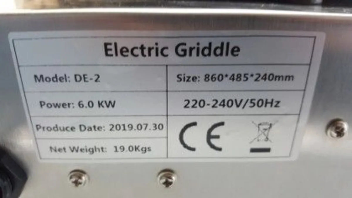 Electric Double Crepe Maker x1 - Image 2