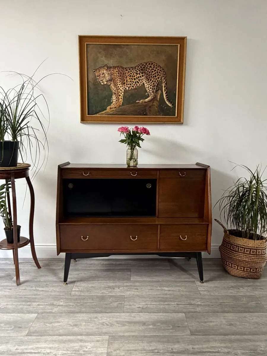 Mid Century GPlan Drinks Cabinet - Image 1