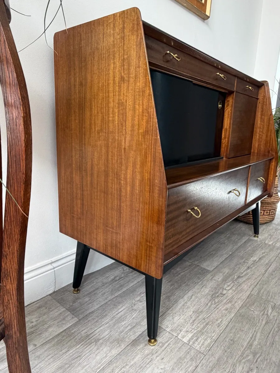 Mid Century GPlan Drinks Cabinet - Image 2