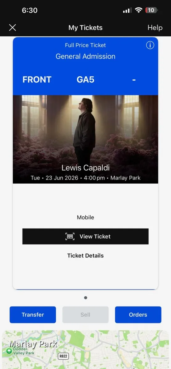 Lewis Capaldi Concert tickets 23rd and 24th June - Image 1