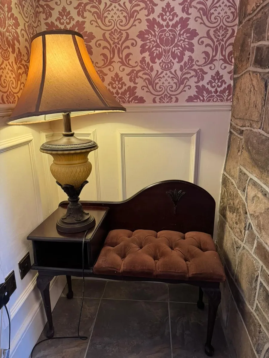 lampstand and lamp