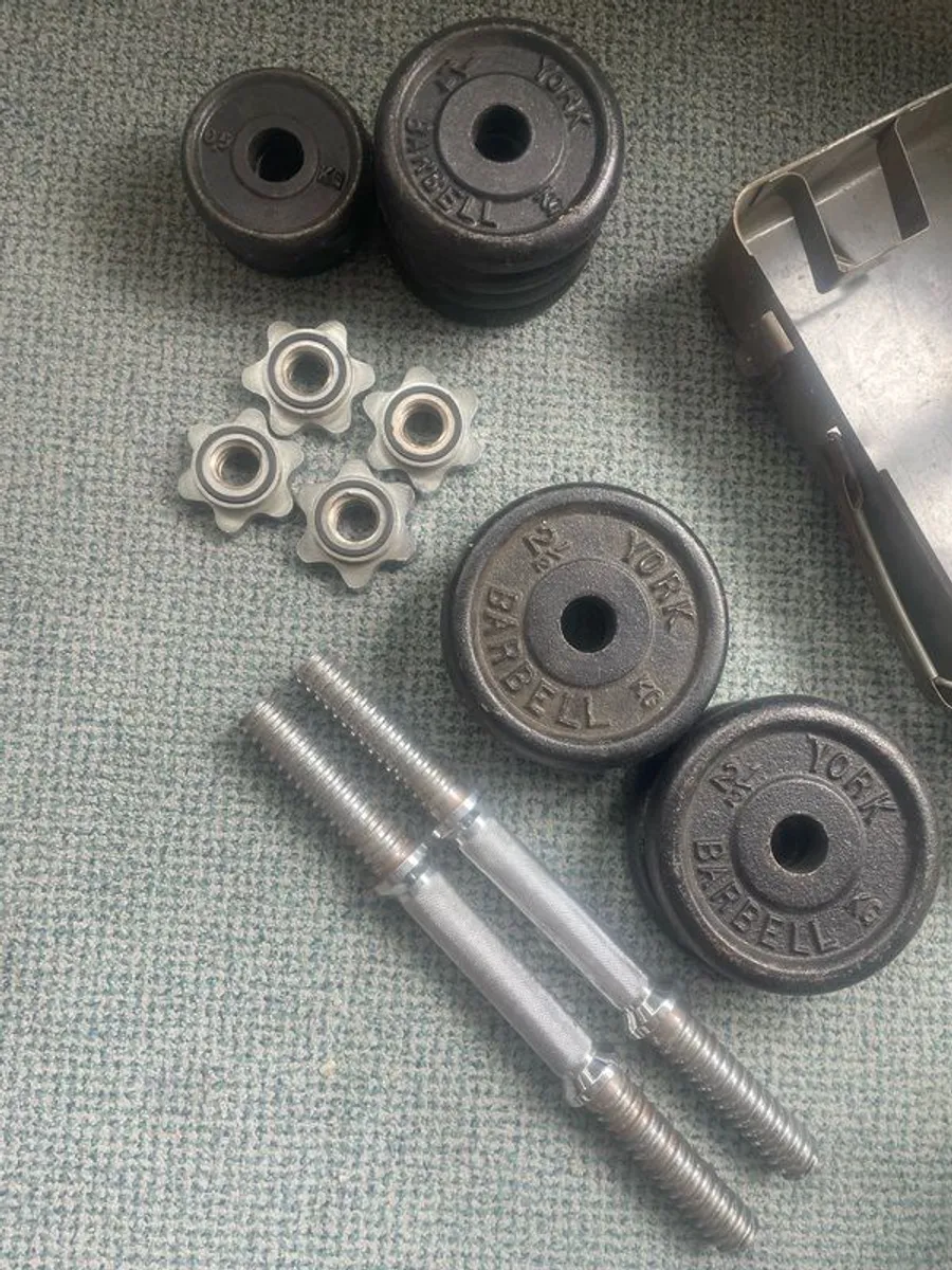 York Cast Iron Dumbbell Set - Image 1