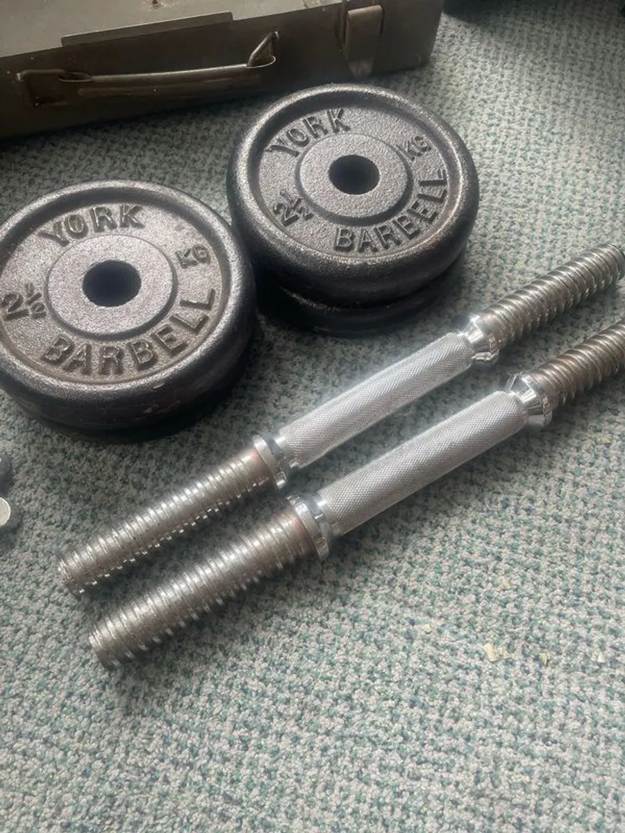 York Cast Iron Dumbbell Set - Image 3