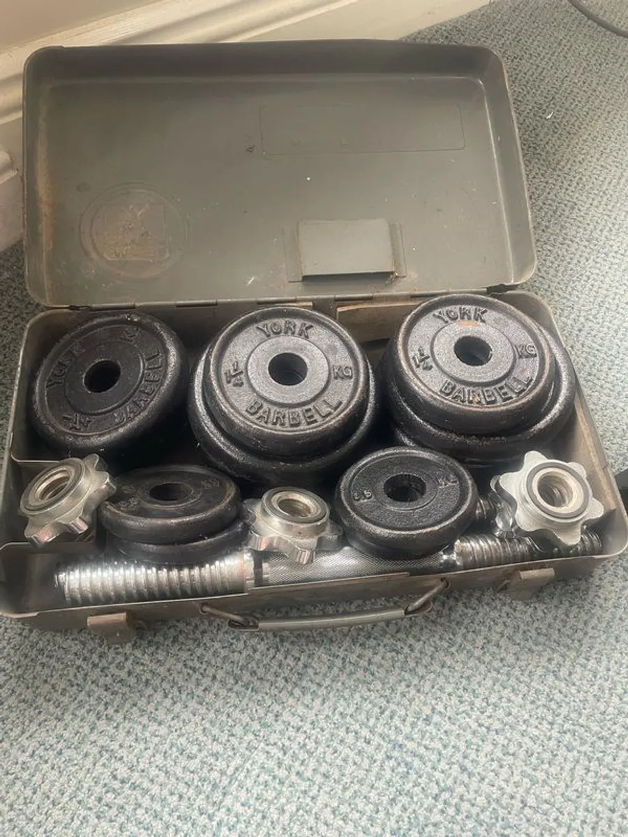 York Cast Iron Dumbbell Set - Image 4