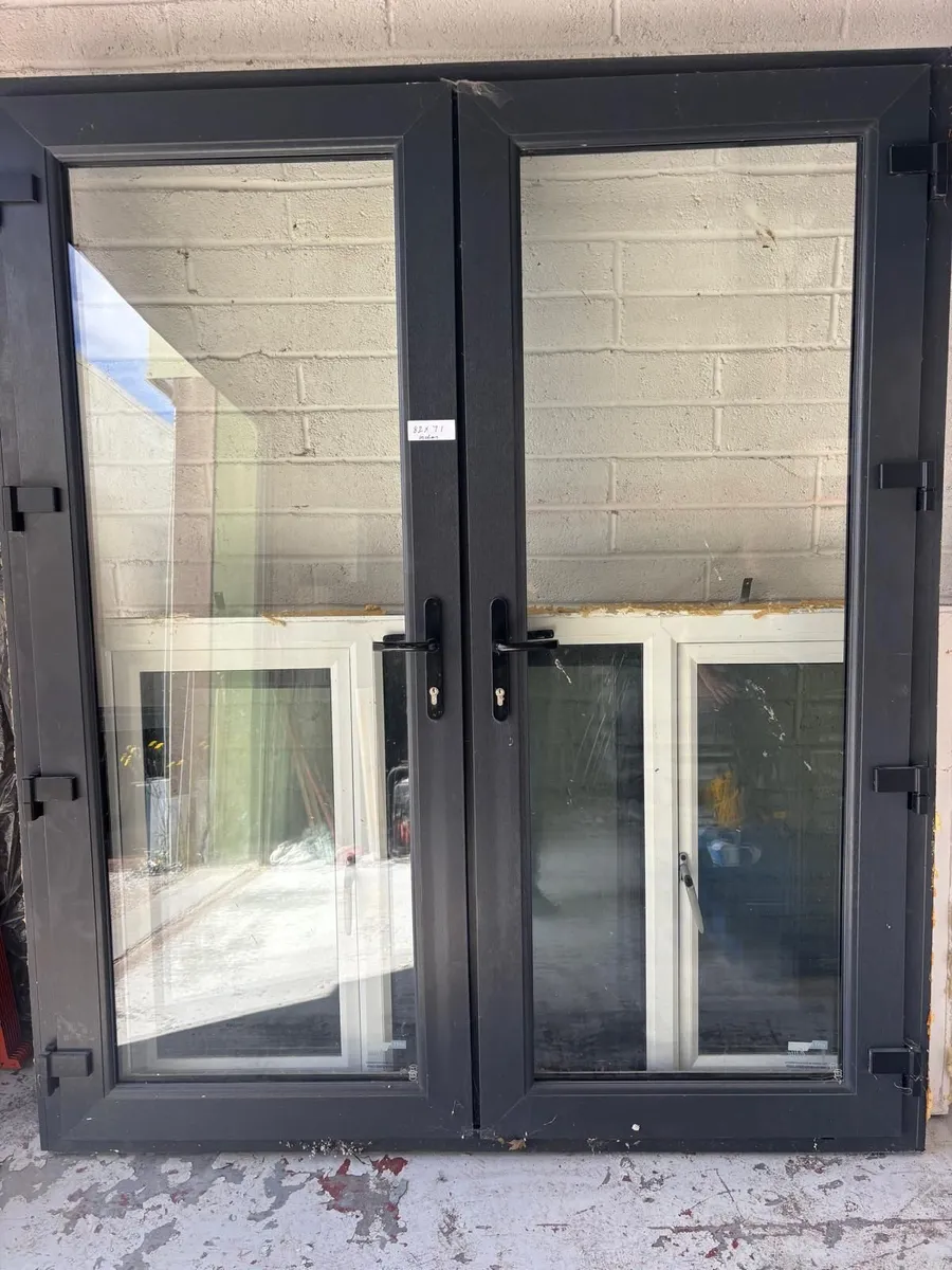 Grey PVC Patio Doors and windows - Image 1