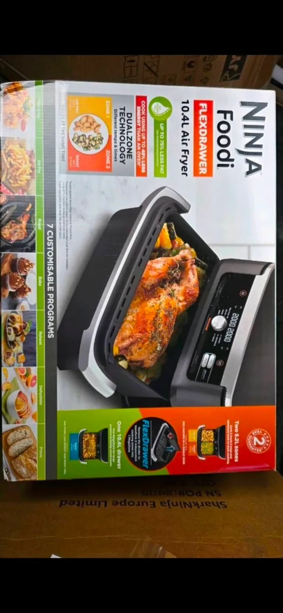 Ninia 10.4L Flexdrawer Dual Zone Air Fryer