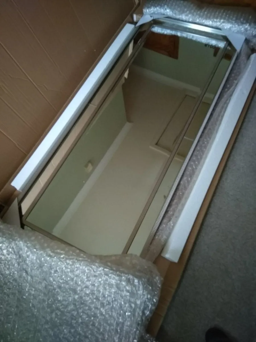 Brand new silver framed mirror. - Image 4