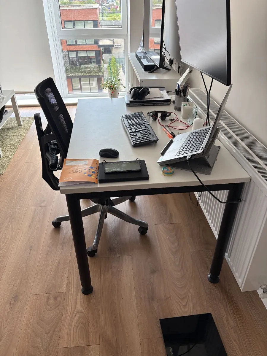 Home office table and chair combo - Image 2
