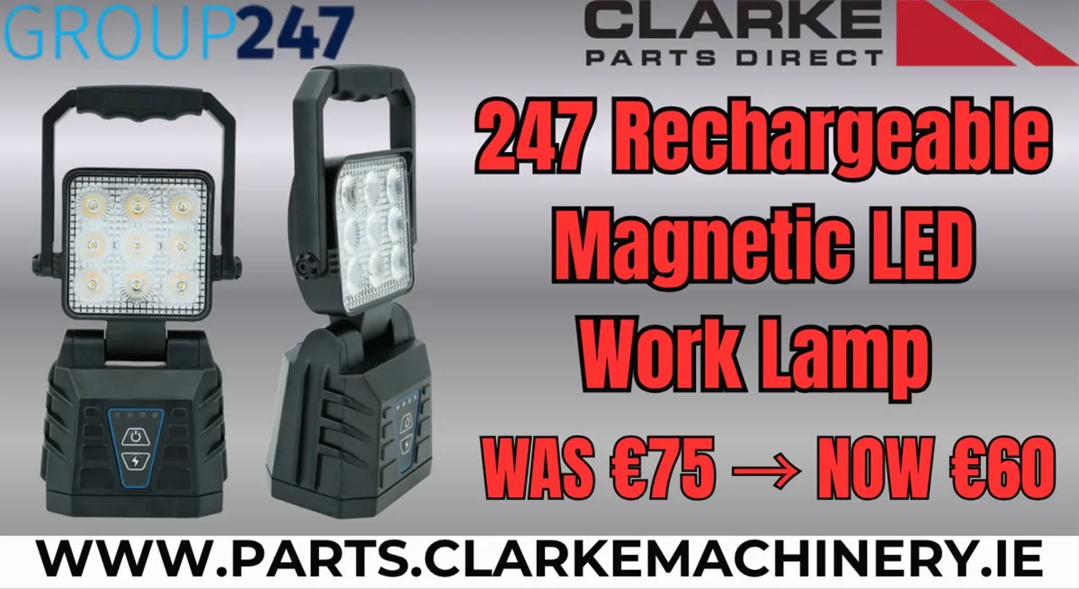 247 Rechargeable Magnetic LED Work Lamp