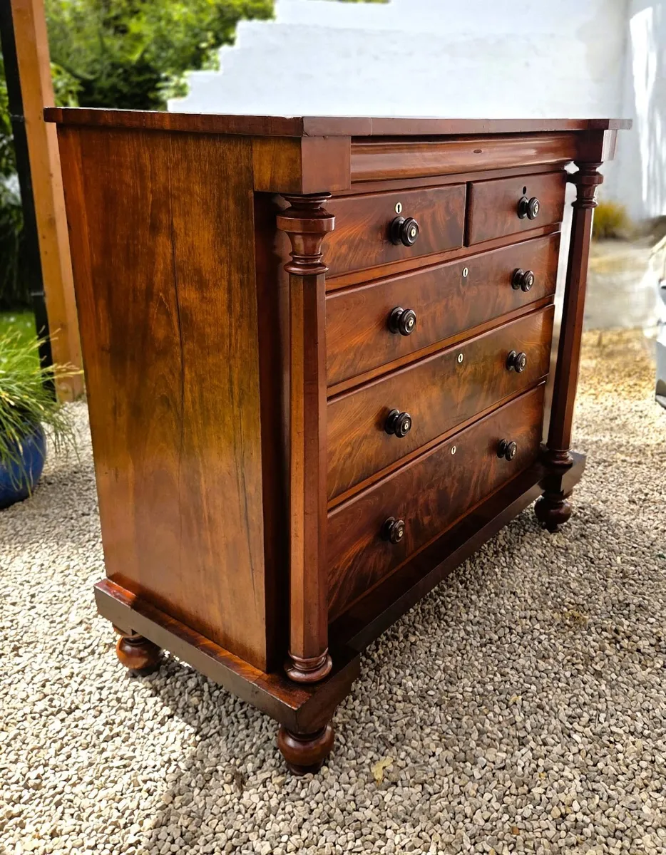 Large Victorian Mahogany Chest- Circa 1870 - Image 1