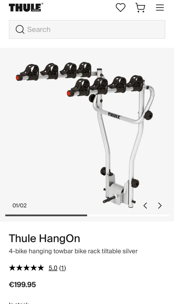 Thule Bicycle carry rack