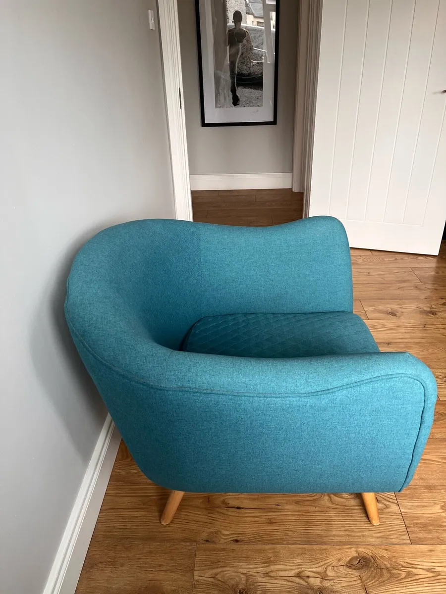 Tub chair green perfect condition - Image 4