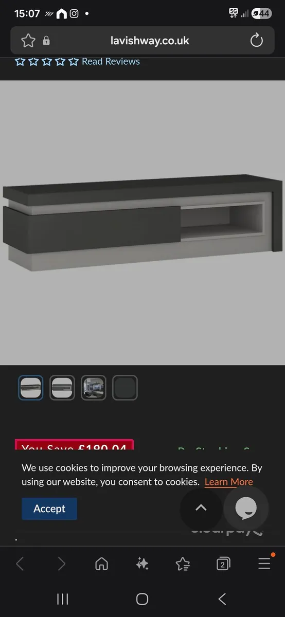 Sofa bed, TV stand , coffee table - Image 2