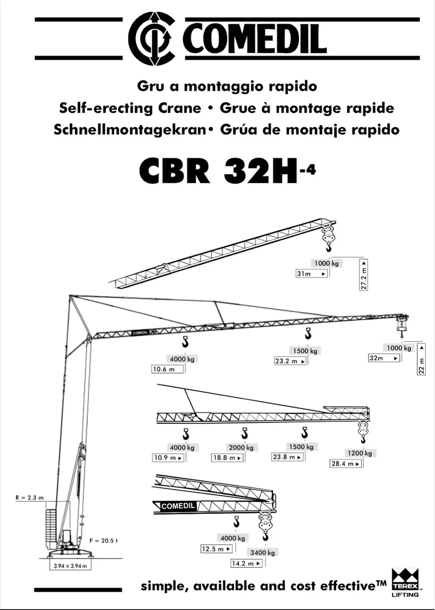 Self erecting crane - Image 1