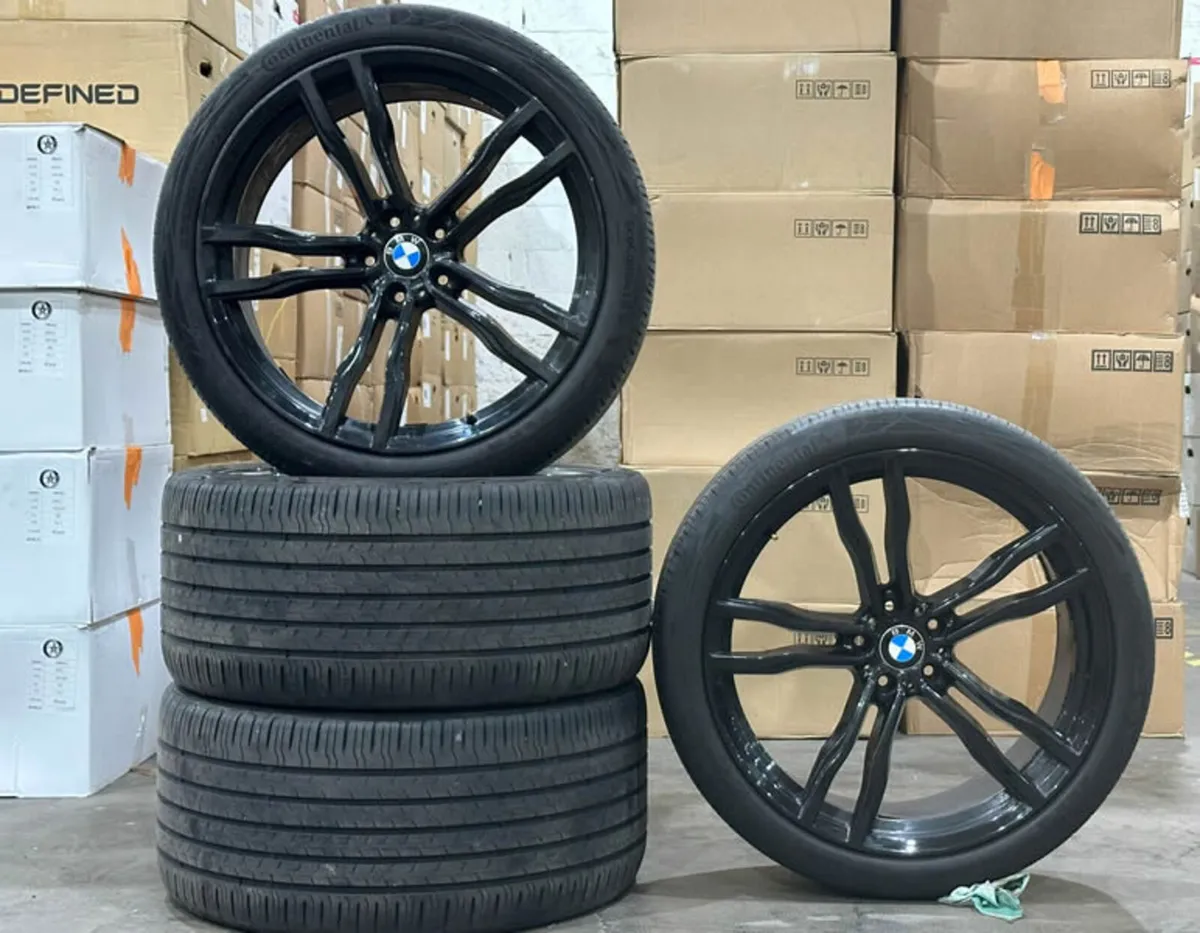 22" X6M Style Alloys & Tyres For BMW X5 F15 5x120 - Image 1