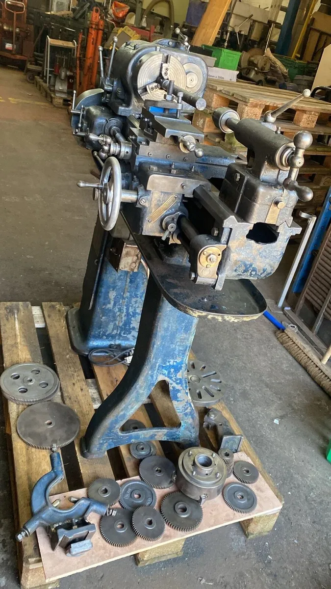 DENHAM SINGLE PHASE LATHE 11” swing tooling - Image 1