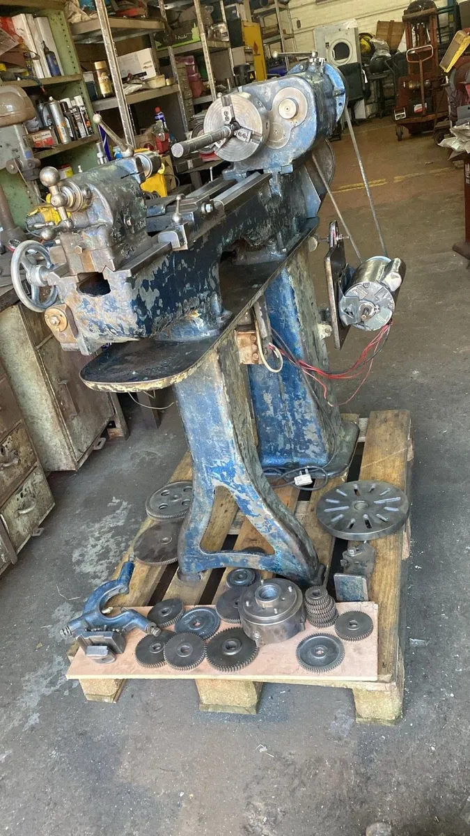 DENHAM SINGLE PHASE LATHE 11” swing tooling - Image 4