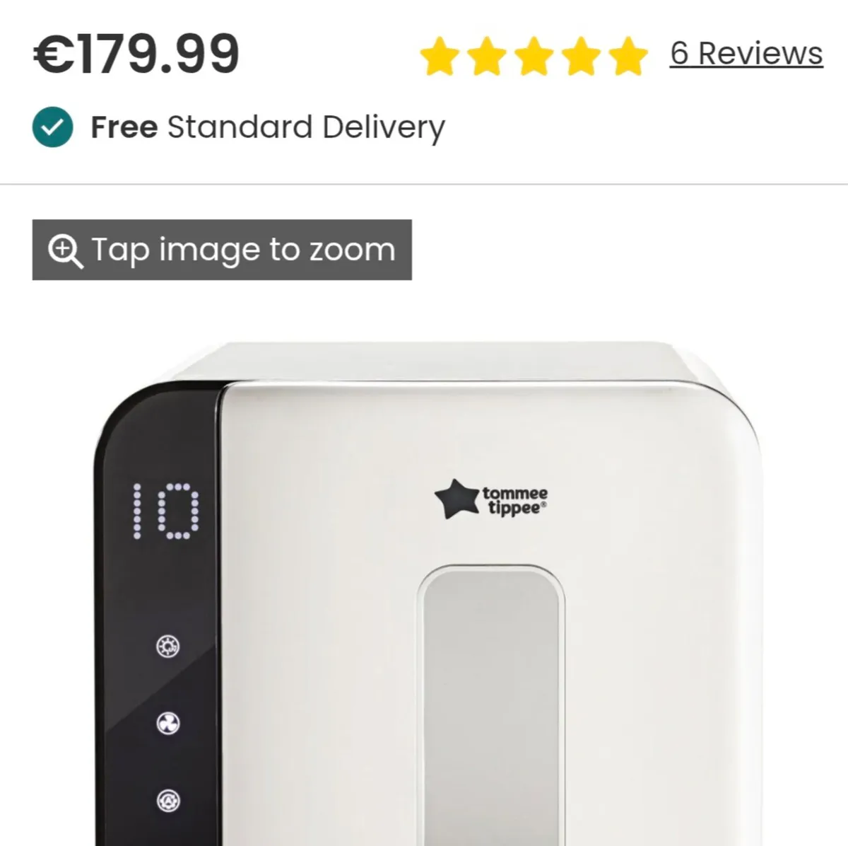 Tommee tippee white steriliser - Image 2