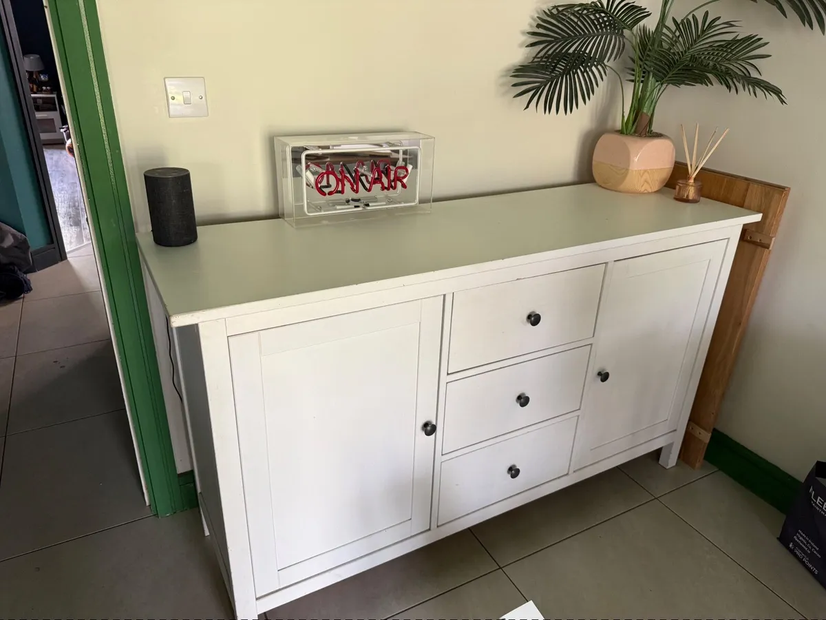 White Ikea sideboard - Image 4