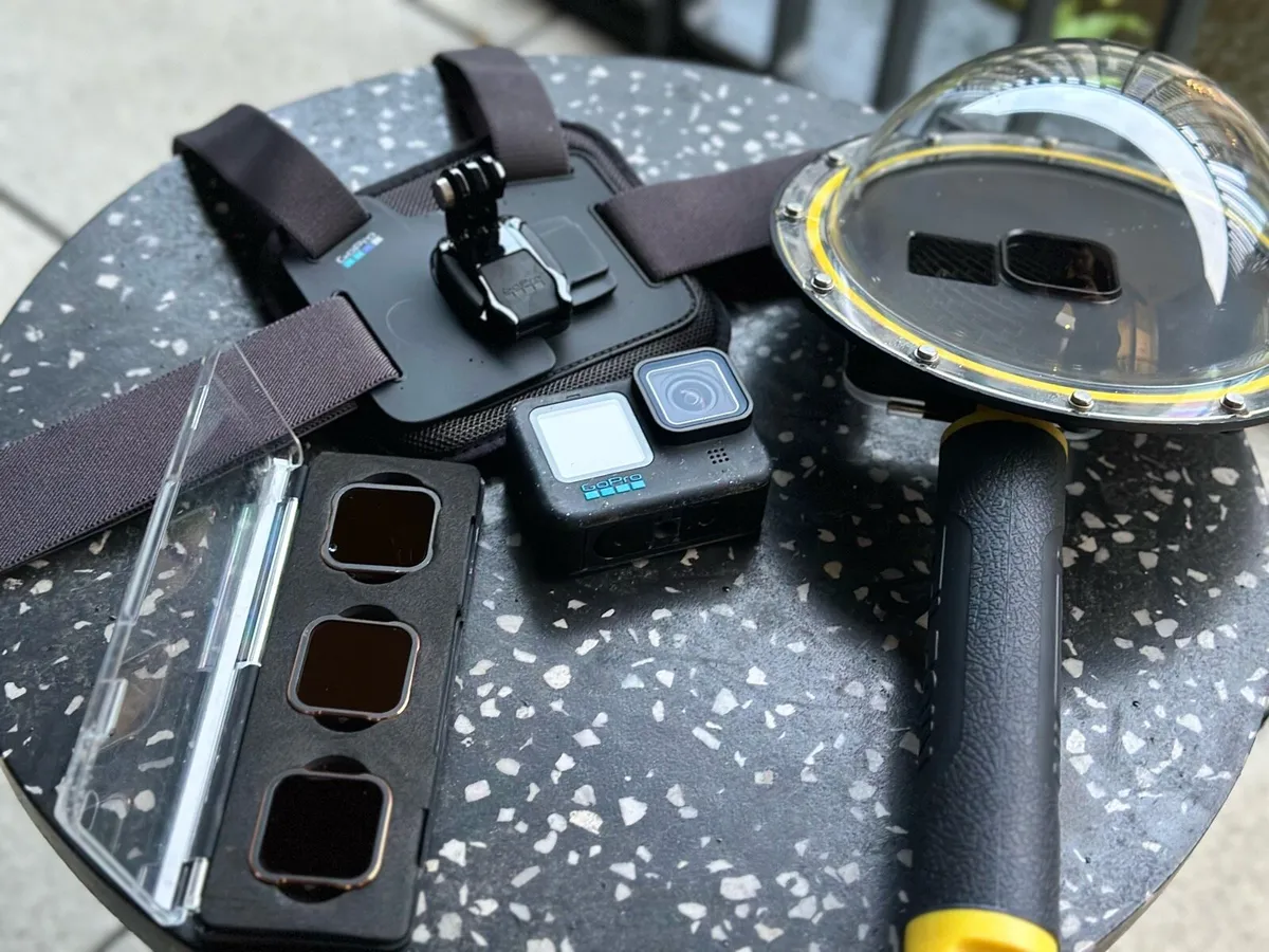 GoPro Hero 12 Action Camera Lots of Extras - Image 1