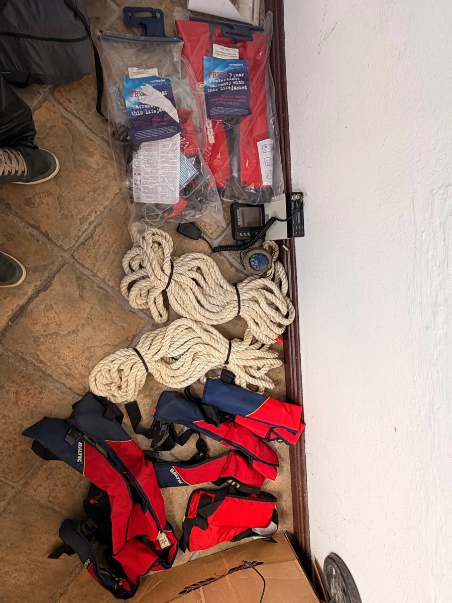 Various boating items
