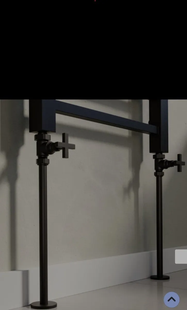 Bathroom Radiator Pipe Covers - Black